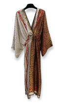 Load image into Gallery viewer, Long silky kaftan dress
