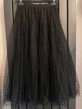 Load image into Gallery viewer, Polkadot dotty Mesh Layered tulle skirt
