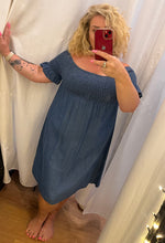 Load image into Gallery viewer, Denim short dress
