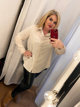 Load image into Gallery viewer, Pinstripe blouse
