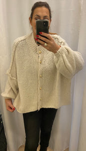 Chunky knitted cardigans