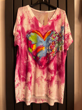 Load image into Gallery viewer, Tie dye heart Tee&#39;s
