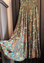 Load image into Gallery viewer, Hippy chick Paisley maxi skirt/dress
