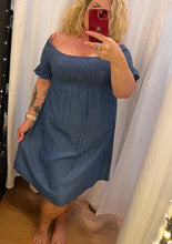 Load image into Gallery viewer, Denim short dress
