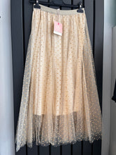 Load image into Gallery viewer, Polkadot dotty Mesh Layered tulle skirt

