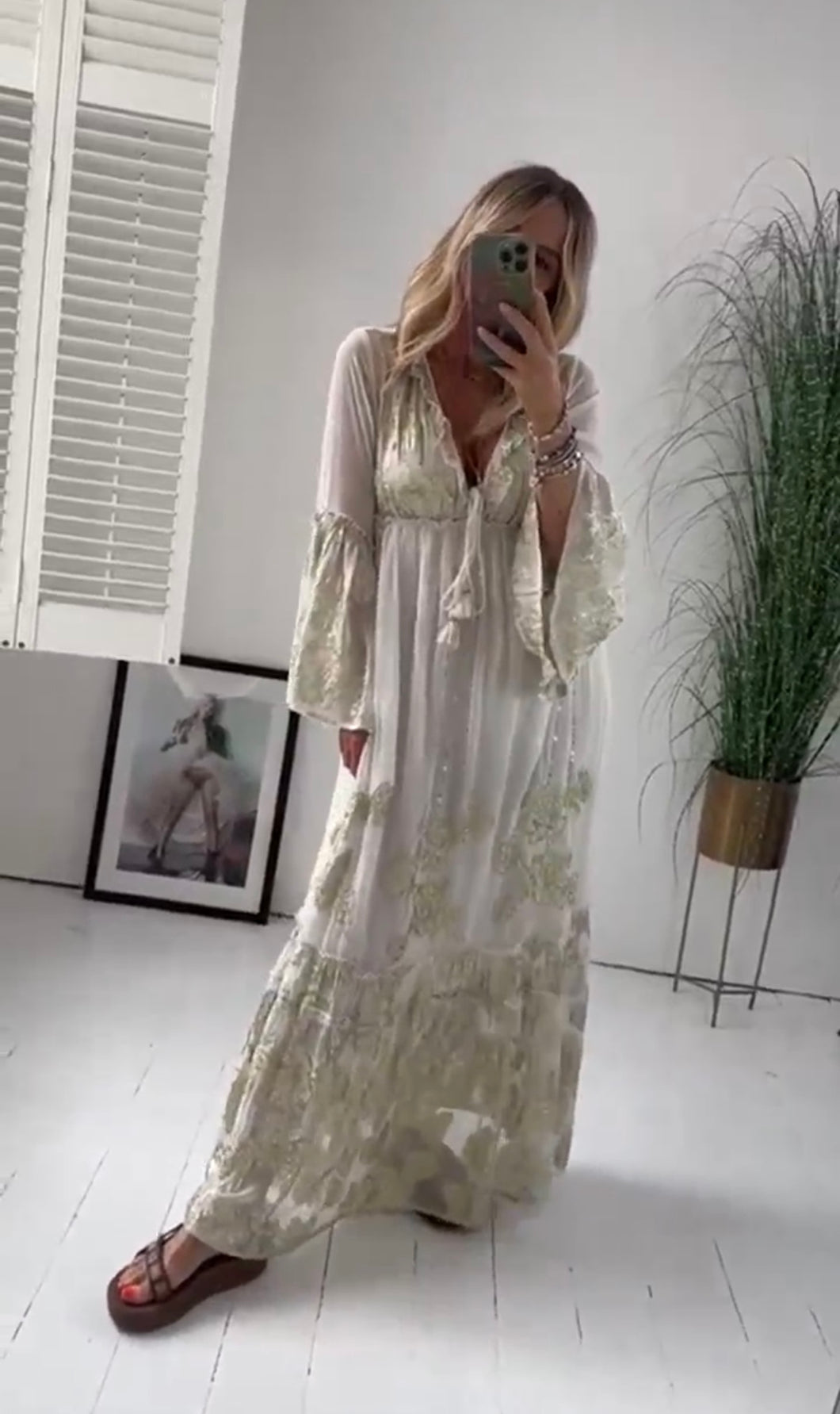 Boho maxi dress