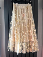 Load image into Gallery viewer, Floral Mesh Layered tulle skirt
