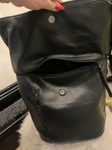 Black rucksack