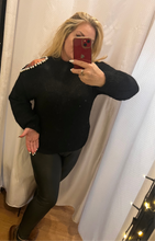 Load image into Gallery viewer, Pearl cold shoulder jumper
