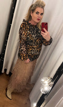 Load image into Gallery viewer, Pussy now animal print top
