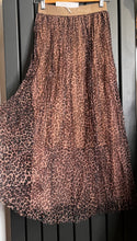 Load image into Gallery viewer, Leopard print pleated Tulle skirts
