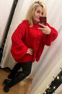 Chunky knitted cardigans