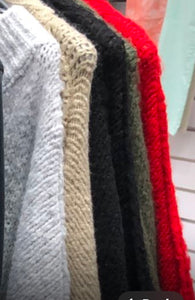 Chunky knitted cardigans