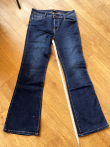 Dark Denim bell boot cut jeans