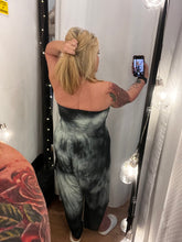 Load image into Gallery viewer, Strapless tie dye jumpsuit
