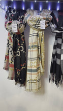 Load and play video in Gallery viewer, Cashmere &amp; wool mix Scarves
