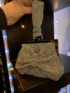Sparkling purse with handle