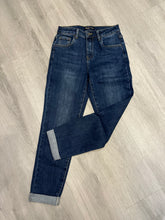 Load image into Gallery viewer, Dark blue Denim toxic boyfriend jeans
