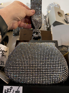 Sparkling purse with handle